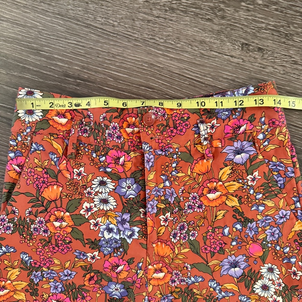 Maeve Orange Floral Wide-Leg Pants - Picture 5 of 7